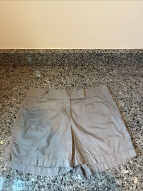 J. Crew Light Gray Women's Stretch Bermuda Shorts